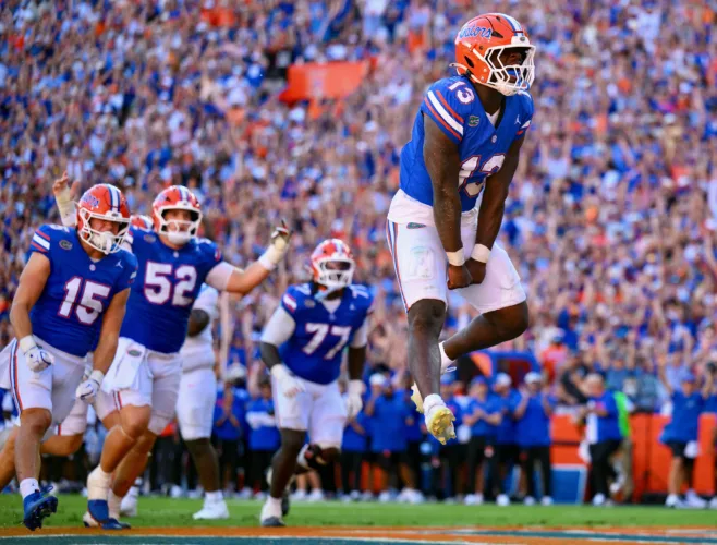 Massive jump for Gators in AP Top 25